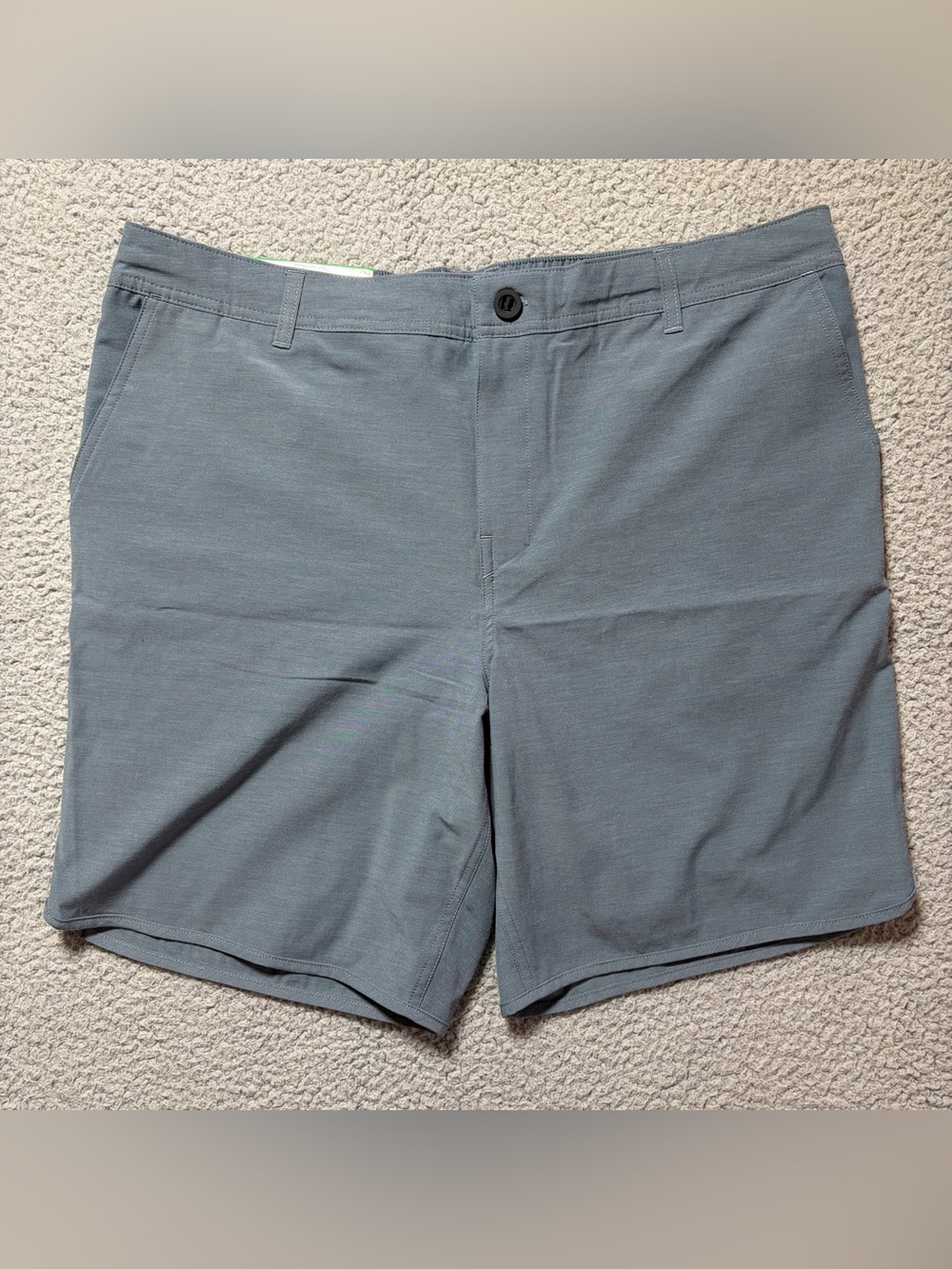 Hang Ten Blue Regular Fit Quick Dry Hybrid Shorts 9” Inseam Men’s Size 38 NWT